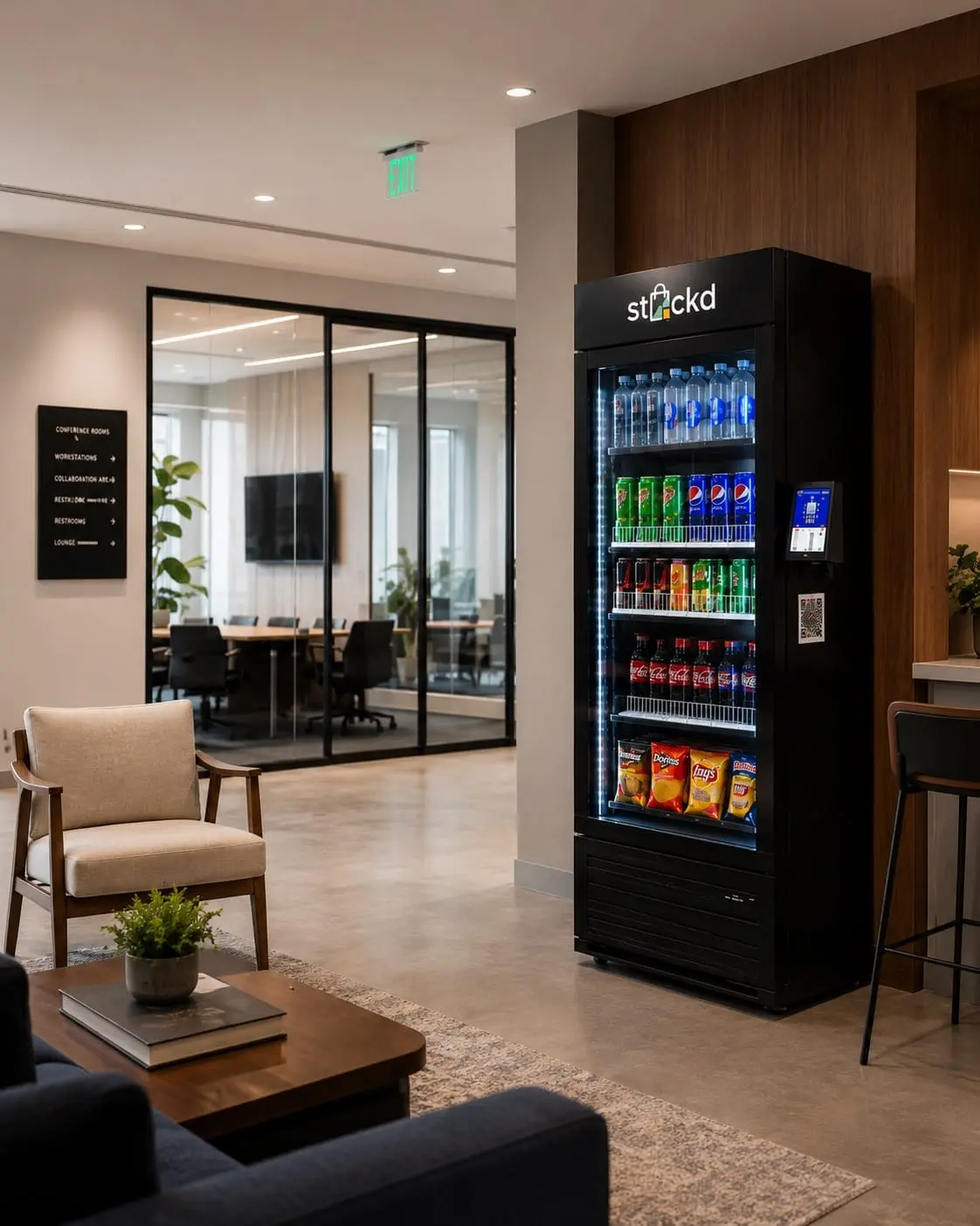 Corporate Offices with a Stockd vending machine